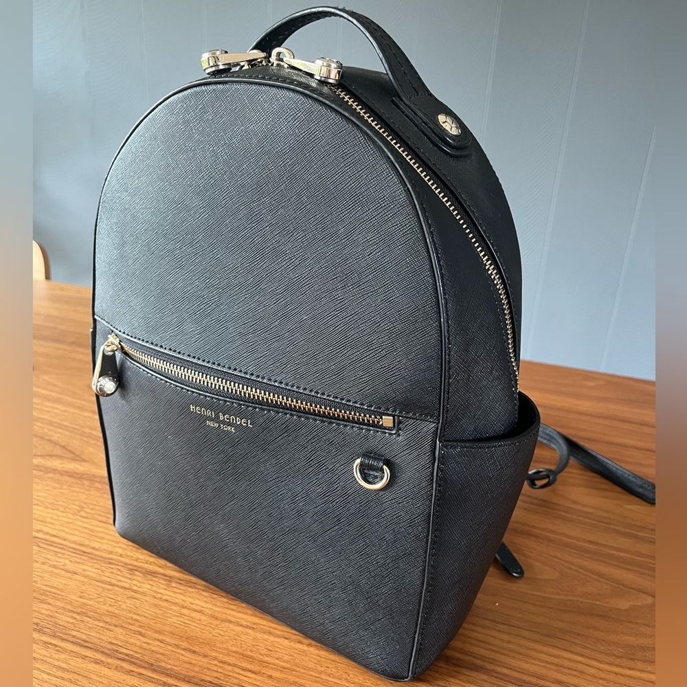 Henri Bendel - Black Saffiano Leather West 57th Backpack